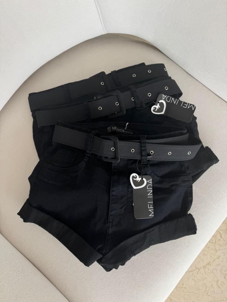 SHORT JEANS PRETO