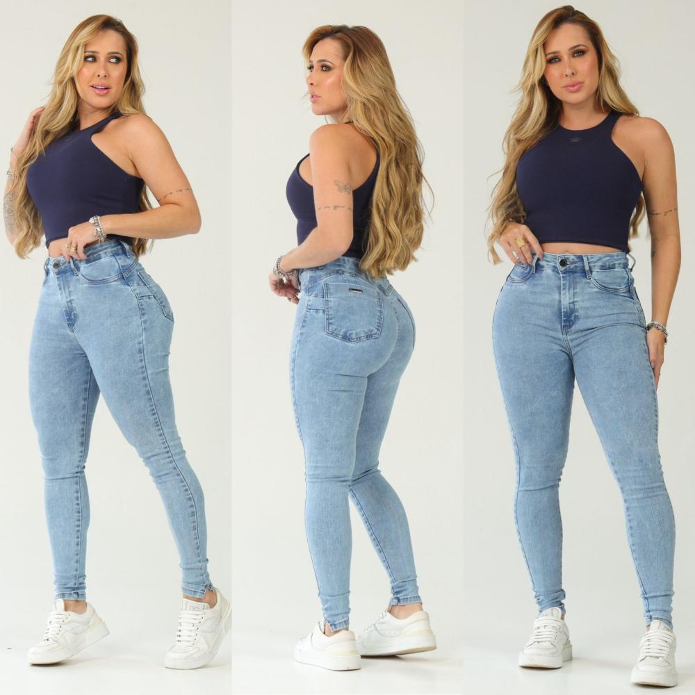calça jeans palazzi